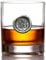 English Pewter Company 11oz Whisky Glass Tumbler with Monogram Initial - Personalised Gift with Your Choice of Initial (M) [MON113]