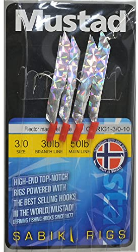 Mustad Feathers: Flector Mackerel Trace 3/0