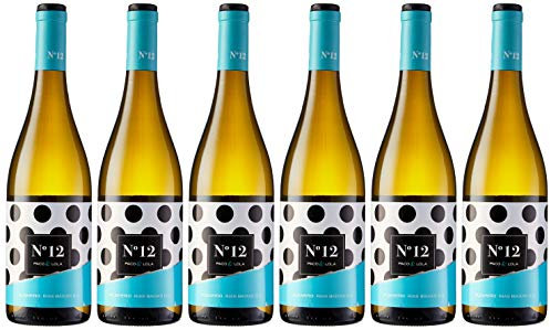 Paco & Lola Nº 12 Vino Blanco, 6 botellas de 75 cl, Total: 4500 ml