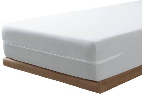 Savel, Coprimaterasso in Spugna Elasticizzata 100% Cotone. Colore: Bianco - Pack da 2 Singolo 90x190/200cm