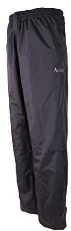 Acme Projects Regenhose, 100% wasserdicht, atmungsaktiv, geklebte Naht, 10000 mm / 3000 g (Herren, XXX-groß, schwarz)