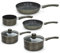 7 Piece Titanium Pro Pan Set Nonstick Ceramic Saucepan Frying Cookware Induction