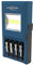 ANSMANN WL180B - Lámpara LED de taller (200 lúmenes, incluye 4 puntas y soporte para puntas, gancho e imán, lámpara de trabajo inalámbrica y flexible, para accesorios de coche y taller