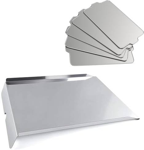 BBQ-PLUS BAC012 Drip Pan Heat Baffle Ersatz für Traeger Pellet Smoker Grill, Newer Lil' Tex, Lil' Tex Elite, Lil' Tex Pro, Pro Series 22 BAC-012