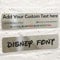 ShopQuality4U Personalised Mirror Aluminium Metal Plaque Bespoke Sign Childs Bedroom Door Add Own Text Choose Font (20 x 5 cm, 7.8 x 2 inches)