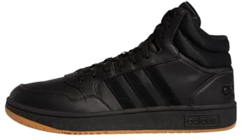 Adidas Herren Hoops 3.0 Mid Classic Vintage Shoes, Core Black/Core Black, 46 2/3 EU
