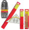 Herlitz Lineal Kunststoff Transparent (5er Set - Lineal 16 cm, 30 cm, 4 Bleistifte HB, Zirkel-Set & Geometrie-Dreieck klein mit Griff)