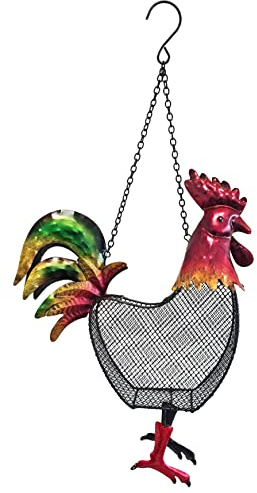 abc HOME | Futterstelle für Vögel | Hahn | 35 cm H