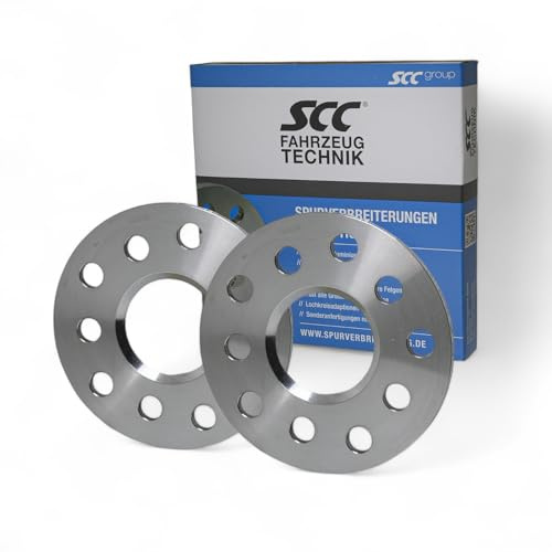 SCC Spurverbreiterungen Spurplatten 2x10mm 5x108 5x110 10228_ALF geeignet für Alfa Romeo 159 Sportwagon Alfetta GT Brera Giulietta Spider