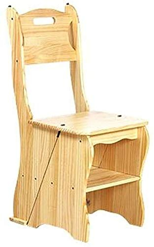 FLYIFE Tragbarer Schritt Stuhl - Küche Exi25C Esszimmerstühle Klappbare Hocker Klappleiter Regal 4 Holz Für Erwachsene Ausstellungsschelfständer Für Bad