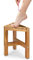 PERFNIQUE Tabouret de douche en teck, banc de douche en teck, tabouret de douche de 30,5 cm pour raser les jambes, repose-pieds spa pour douche intérieure, organiseur – petit banc d'angle imperméable