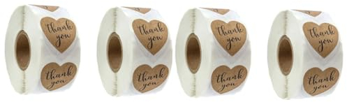 EXCEART 2000 STK Aufkleber für Süßigkeitentüten Bags tütchen Bakery Abschlussfeiern mitgebsel tüte balons Abschlussgeschenk Hochzeitsaufkleber deko Etiketten schmücken Süßigkeitentasche