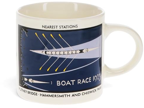 Rex London Ceramic Mug 350ml - TfL Vintage Poster Boat Race