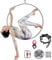 Fitness Aerial Lyra Hoop Set 31/33/35/37/39 Zoll Für Erwachsene Suspension Professioneller Ring Edelstahl Hoop Circus Aerial Equipment Für Akrobatik-Performance,Diameter-95cm