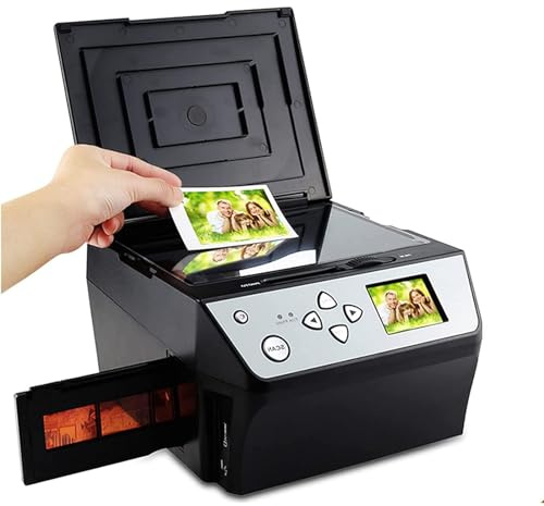 Film & Slide Scanner, HD 22MP Digital JPG Files, Convert 135 Film/35mmSlide /110Film Business Card To JPG Digital Photos