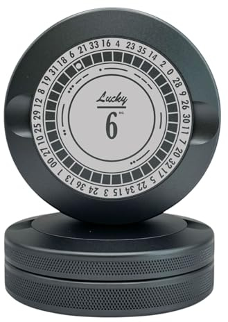 Edition 777: Roulette | Metal Can | Dual Compartment Container | Metal Container | Small Storage Tin | Small Metal Can | Smell Proof Container | Discreet Stash Container (Gunmetal Gray)
