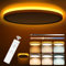 RDGOOD LED Deckenleuchte Dimmbar 24W, 2400lm LED Deckenlampe Dimmbar mit Fernbedienung 3000K-6500K, 2000K Warmweiß Nachtlicht Hinterbeleuchtung für Wohnzimmer Kinderzimmer Schlafzimmer Ø30x2.5cm