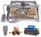 VEVOR Laser Graviermaschine 20W Graviergerät 40x40cm Arbeitsbereich Lasergravier 455±5nm Blaulichtlaser 10.000mm/min inkl. Drehachse Kompatibel LightBurn & LaserGRBL