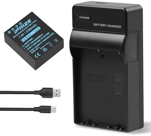 iPrize BLH-1 Battery 2100 mAh and Charger for Olympus OM-D, EM-1 Mark 2, EM-1 Mark II, E-M1X