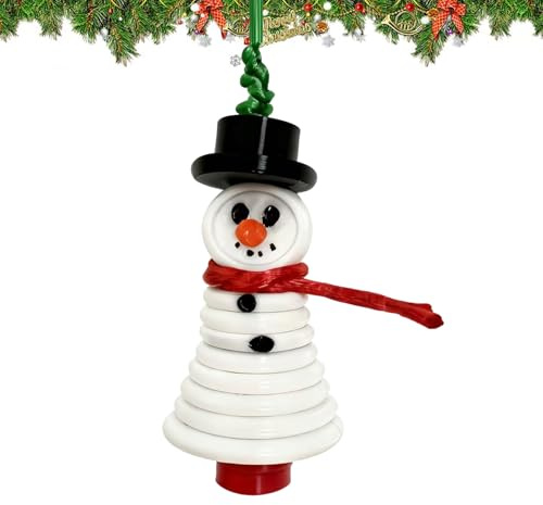 Weihnachts-Knopf-Set | Weihnachtsmann Engel Snowman Christbaumschmuck Dekoration Bastelset | Kinder Erwachsene handgefertigt Fenster