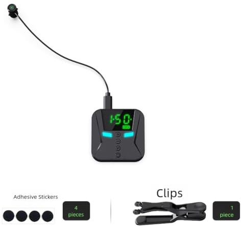 FUANA Automatischer Handy-Bildschirmklicker mit Silent Pulse Air Mapping, Einstellbares 150-Gang-Touch-Tapping-Gerät für Leerlaufspiele und Live-Streaming, Schwarz 1