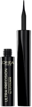 L'Oréal Paris Flüssiger Eyeliner mit weicher und flexibler Feder, Super Liner Ultra Precision, Nr. 02 Braun, 1 x 2 ml