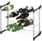 Metaltex Weinregal, Metall, Grau, Für 24 Flaschen