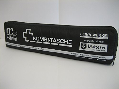 Leina-Werke 14070 Mini-Kombitasche M2 Ecoline mit Klett, XS, Schwarz/Weiß