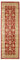RugVista, Ziegler Kaspin, Teppich, Mittelflor Teppich, 80 x 250 cm, Läufer, Orientalischer Teppich, Oeko-Tex Standard 100, Polypropylene, Flur, Schlafzimmer, Küche, Wohnzimmer, Rot, Dunkel Beige