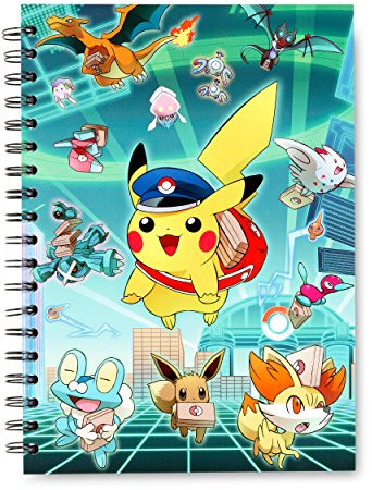 Special Delivery Pikachu Notizbuch, Spiralbindung, 200 Seiten