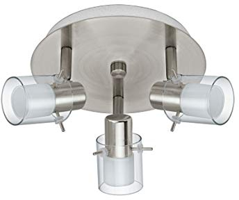 EGLO 93822 Deckenrondell, Metall, transparent