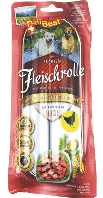 DeliBest Fleischrolle mit Huhn& Hirse 2x400g