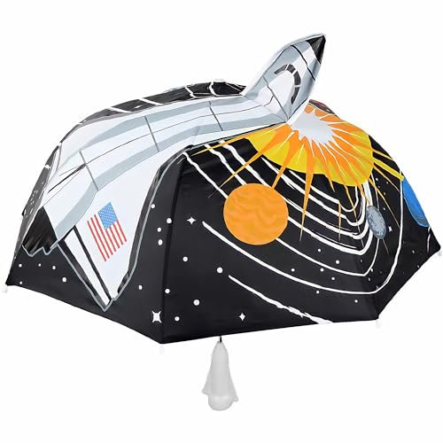 RINCO, Damen Mädchen Unisex-Erwachsene Herren Jungen Stockschirm Space Ship 76,2 cm (30 Zoll)