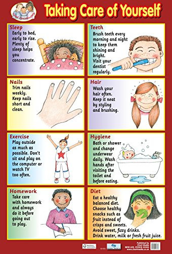 Chart Media Poster/Wandbild, KS1, Hygiene- und Körperpflege-Poster