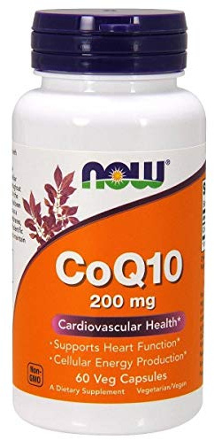 NOW Foods CoQ10, 200mg - 60 vcaps