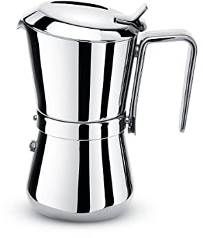Giannini Caffettiera Giannina Restyling 3/1 tazza Acciaio inox Adatta all'induzione Made In Italy
