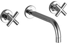 Dornbracht – tara. Basin Wall Mixer Matte Platinum 36717892 – 06 Lamp 240 mm – a rigid