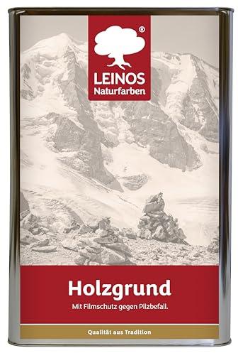Leinos 150 Holzgrund 10 l Holzgrundierung für nachfolgende Lack- und Lasuranstriche. Für außen: Mit Filmschutz gegen Bläuebefall.