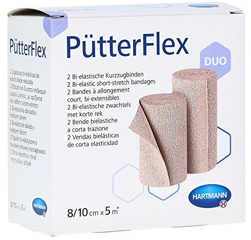 Pütter Flex Duo Binde 8 cm/10 cmx5 m, 2 St