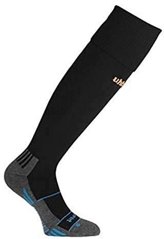 uhlsport Bekleidung Teamsport Team pro Player stutzenstrümpfe, schwarz/Gold, 33-36
