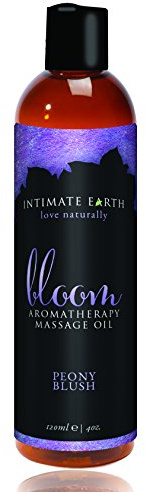 Intimate Earth Massage Oil, Bloom, 4 Ounce