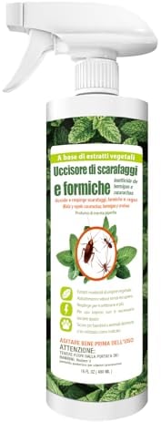 EcoVenger Spray Scarafaggi Anti Formiche per Casa e Giardini Protezione a Lunga Durata-Alternativa Naturale all'Insetticida Formiche Casa 480ml