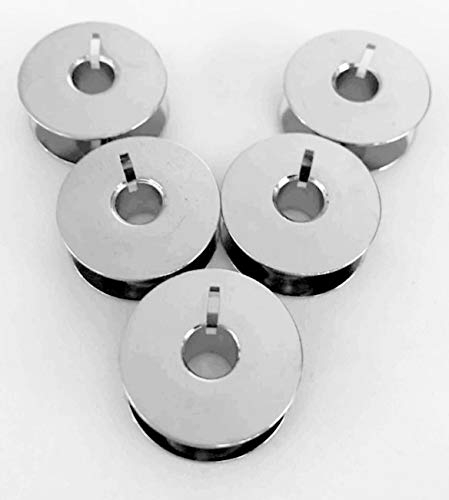5 Metall Spulen für Adler Nähmaschinen 199, 289, 489