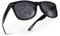 Miobo Retro Sonnenbrille, verspiegelt, Nerd-Design, Unisex, Club-Stil, UV400, L, Schwarz Schwarz