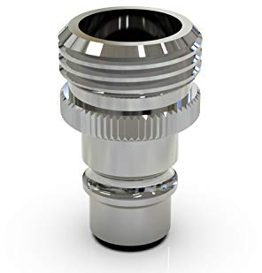 ABA Beul 10055.004.6 Gewindestecker mit Außengewinde G 1/2 zur Wasser-Steckkupplung System 1/2, Verchromt