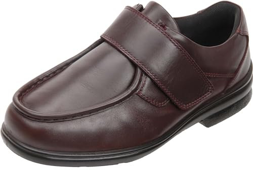 Cosyfeet Mason - Oxblood - 8-3H - Extra Wide Men's Shoes