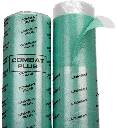 eXtreme 3mm Green Combat Laminate Underlay with 0.8mm PE Film Thermal & Accoustic Properties (15 sqm)