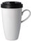 Kaffee to go mit Henkel und Deckel weiß 500ml Goebel Porzellan