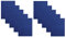 Betz 10 Stück Badvorleger Badematte Badteppich Duschvorleger Frottee Premium 100% Baumwolle Größe 50x70 cm Qualität 650g/m² Farbe Royalblau