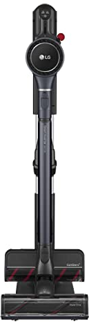 LG CordZero A9K-PRO1G Aspirapolvere Senza Fili Potenza 200W,Autonomia 120 Minuti, con Wi-Fi, Accessori,Elettrica con Tubo Telescopico e Batterie Ricaricabili, Stazione di ricarica autoportante, Grigio